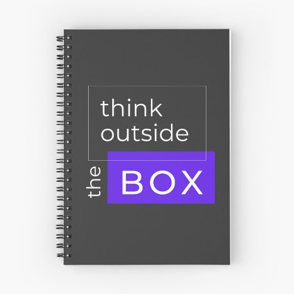 Item preview, THINK OUTSIDE THE BOX designed and sold by DesignAndTales.
