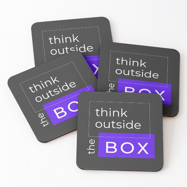 Item preview, THINK OUTSIDE THE BOX designed and sold by DesignAndTales.