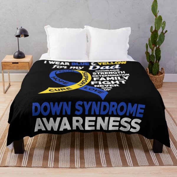 Artikelvorschau, Down-Syndrom-Bewusstsein Ich trage Blau und Gelb für das Down-Syndrom-Bewusstsein meines Vaters entworfen und verkauft von IleneDuBuque.