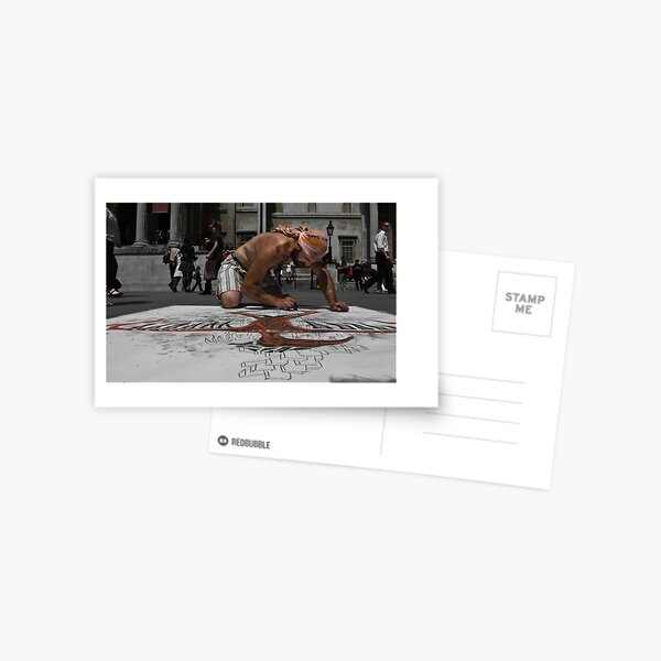The artist Postcard