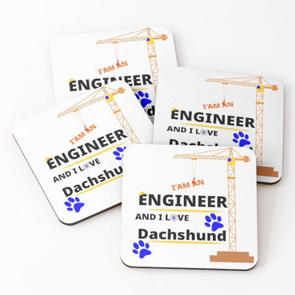 Item preview, i am a engineer and i love Dachshund designed and sold by Jadir.