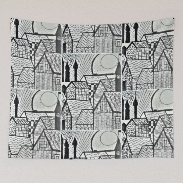 Item preview, Mysterious Town designed and sold by mila-ola.