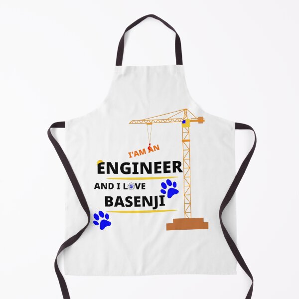 Item preview, i am a engineer and i love Basenji designed and sold by Jadir.