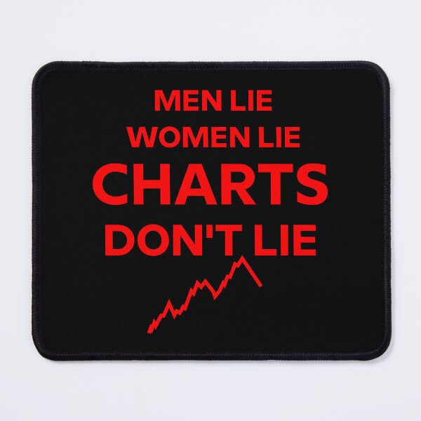 Item preview, Men lie, women lie, charts don't lie in red designed and sold by angelisart.