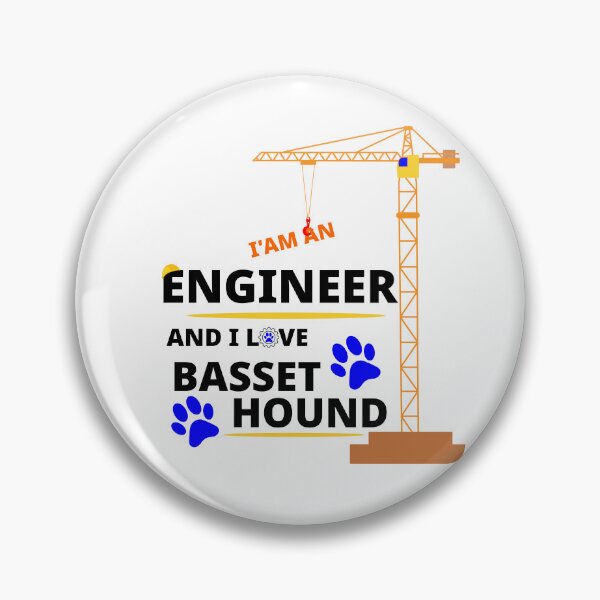 Item preview, i am a engineer and i love Basset Hound designed and sold by Jadir.