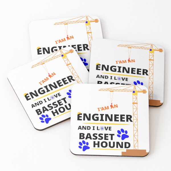 Item preview, i am a engineer and i love Basset Hound designed and sold by Jadir.