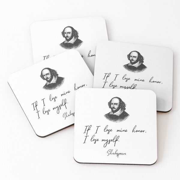 Item preview, Willian Shakespeare Quote About Honor in Antony and Cleopatra designed and sold by lucyshome.
