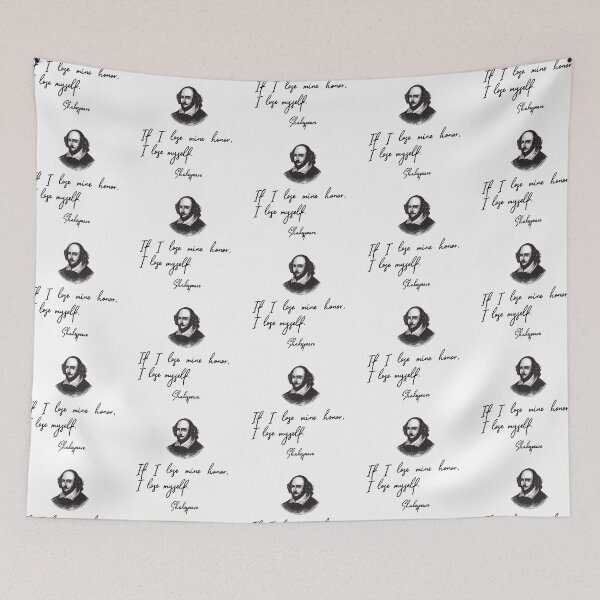 Item preview, Willian Shakespeare Quote About Honor in Antony and Cleopatra designed and sold by lucyshome.