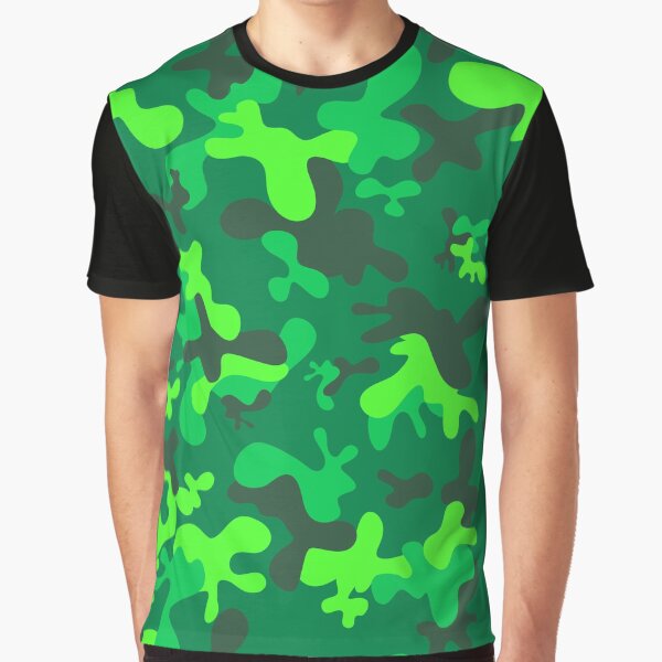 neon green camo shirt