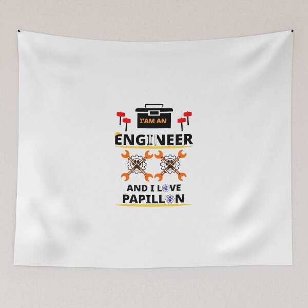 Item preview, i am a engineer and i love Papillon designed and sold by Jadir.