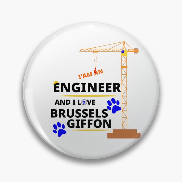 Item preview, i am a engineer and i love Brussels Griffon designed and sold by Jadir.