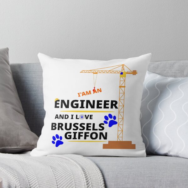 Item preview, i am a engineer and i love Brussels Griffon designed and sold by Jadir.