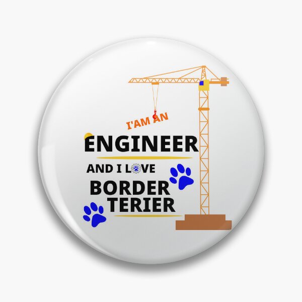 Item preview, i am a engineer and i love Border Terrier designed and sold by Jadir.
