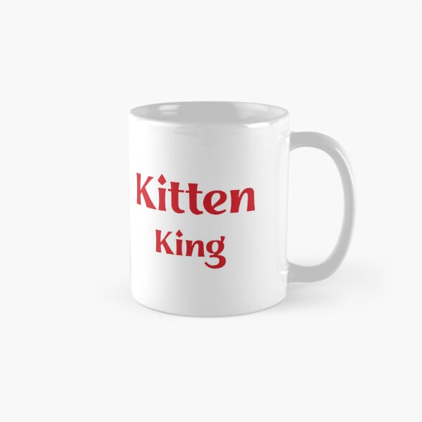 Item preview, Kitten King Coffee Time designed and sold by LuckyCatStore.