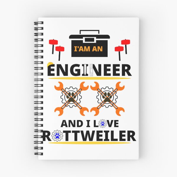 Item preview, i am a engineer and i love Rottweiler designed and sold by Jadir.