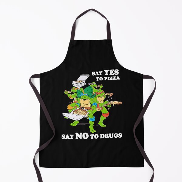 Item preview, Retro Love Ninja Turtles Cartoon Say Yes To Pizza Say No To Drugs Essential  designed and sold by osbornpmma.