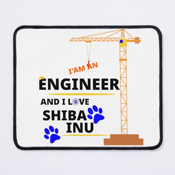 Item preview, i am a engineer and i love Shiba Inu designed and sold by Jadir.