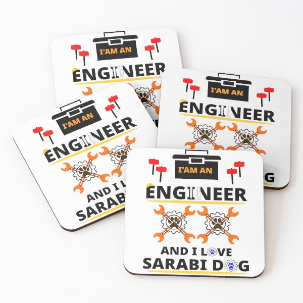 Item preview, i am a engineer and i love Sarabi dog designed and sold by Jadir.