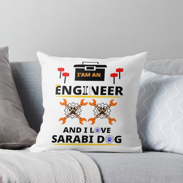 Item preview, i am a engineer and i love Sarabi dog designed and sold by Jadir.