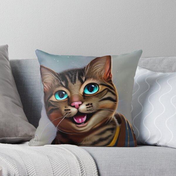 Item preview, Happy Cheerful Cat designed and sold by Tobifarbmann.