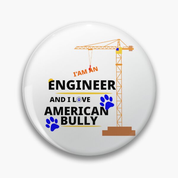 Item preview, i am a engineer and i love American Bully designed and sold by Jadir.