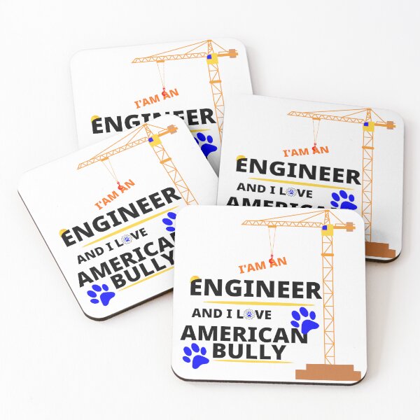 Item preview, i am a engineer and i love American Bully designed and sold by Jadir.
