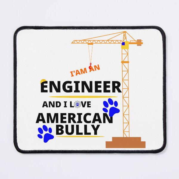 Item preview, i am a engineer and i love American Bully designed and sold by Jadir.