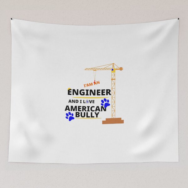 Item preview, i am a engineer and i love American Bully designed and sold by Jadir.
