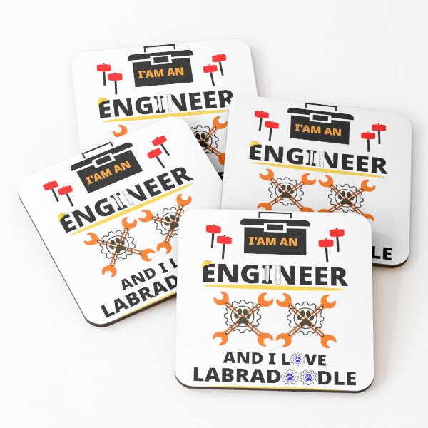 Item preview, i am a engineer and i love Labradoodle designed and sold by Jadir.