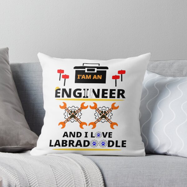 Item preview, i am a engineer and i love Labradoodle designed and sold by Jadir.