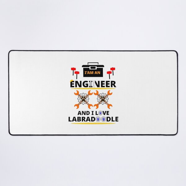 Item preview, i am a engineer and i love Labradoodle designed and sold by Jadir.