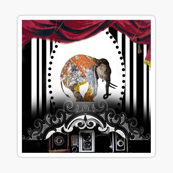 Circus Elephant Sticker