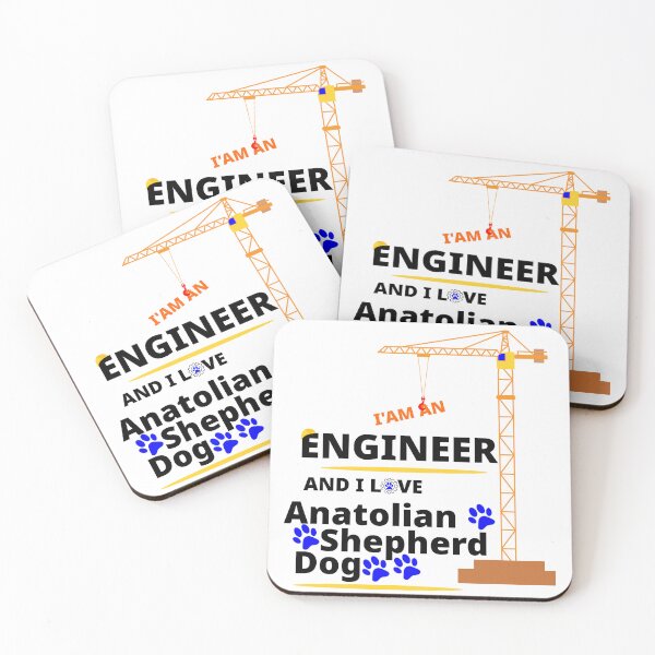 Item preview, i am a engineer and i love Anatolian Shepherd Dog designed and sold by Jadir.