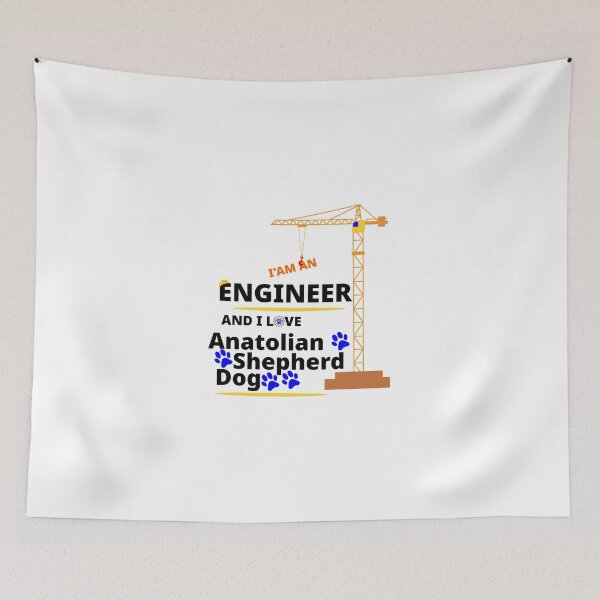 Item preview, i am a engineer and i love Anatolian Shepherd Dog designed and sold by Jadir.