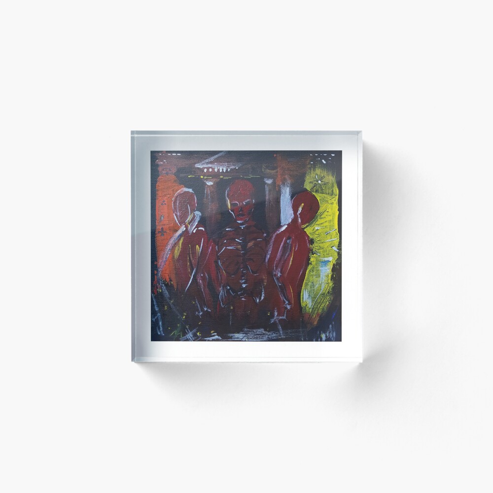 Vista previa del artículo con la obra «Bloque acrílico», diseñado y vendido por theMachineGod.