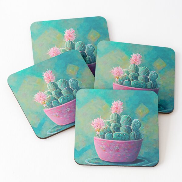 Item preview, Pastel Cactus in Pots designed and sold by jangseungwan.