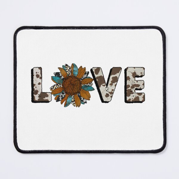 Item preview, INSPIRING HIPPIE "LOVE" SUNFLOWER WITH LEOPARD PATTER AND PSYCHEDILIC COLORS Essential Tshirt gift for wife gift for gilfriend gift for flower lovers for botanists  designed and sold by GhostAmine.
