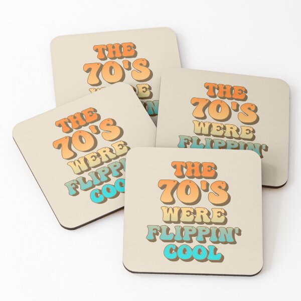 Item preview, Fun The 70's Were Flippin' Cool, Ombre Pastel Retro Style Design designed and sold by TrulyEpoque.