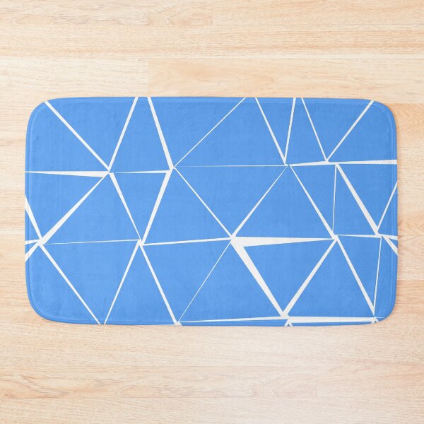Item preview, Bright blue triangles designed and sold by CatsHappy.