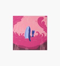 Whale Art Board Print