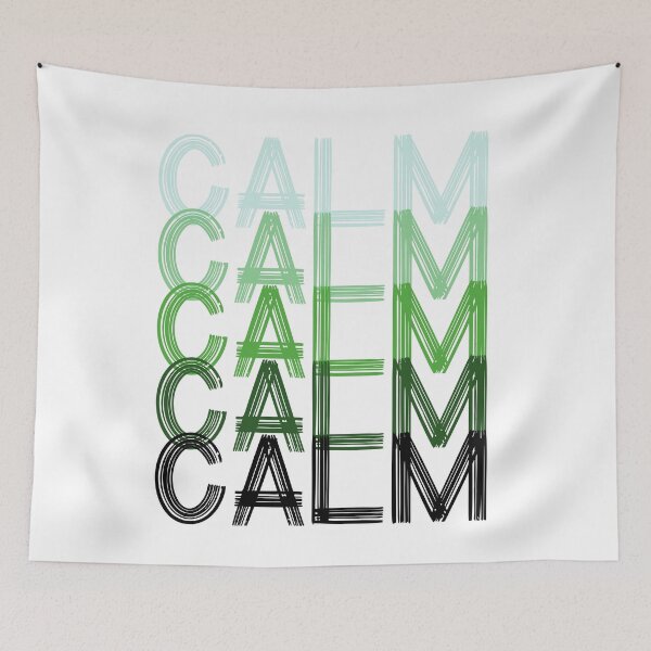 Item preview, Calm - Gradation - Cool Tones - Stacked Alphabet designed and sold by GWTF-Designs.