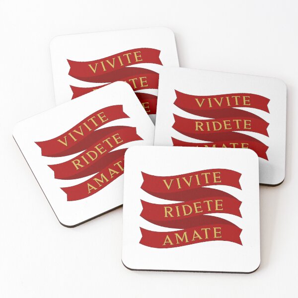 Item preview, Vivite Ridete Amate (Live Laugh Love in Latin) designed and sold by humnoo.