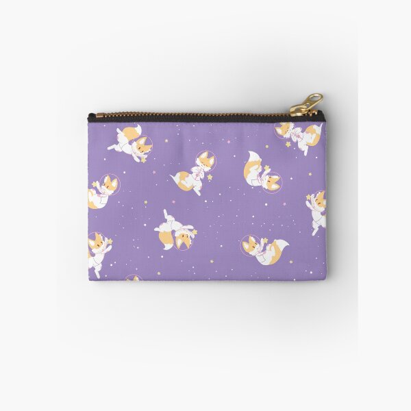 Aperçu de l'œuvre Space Fox Pattern - Lavande créée et vendue par WWFoxStudio.