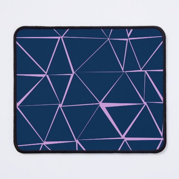 Item preview, Navy blue triangles designed and sold by CatsHappy.