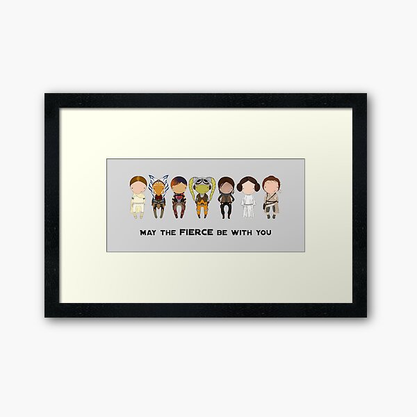 May the Fierce Framed Art Print