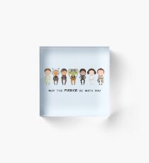 May the Fierce Acrylic Block
