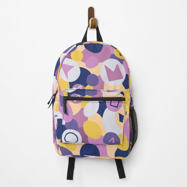 Item preview, Abstract geometric purple and yellow pattern designed and sold by AusraB.