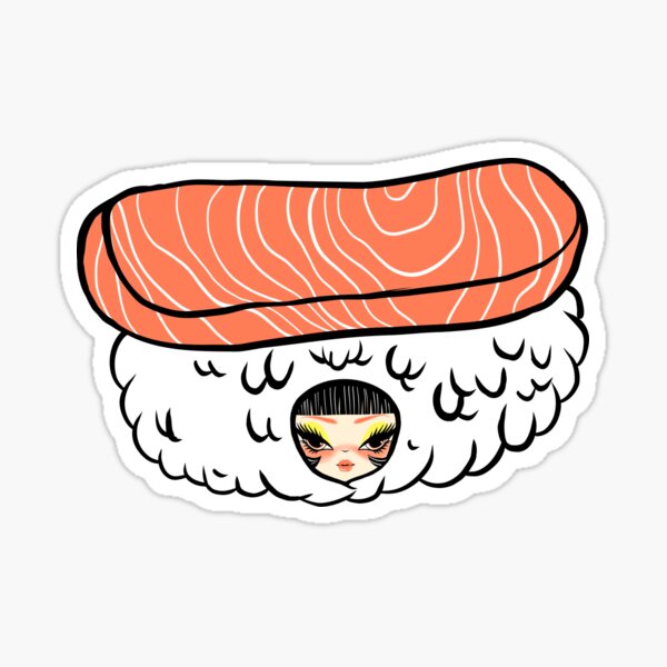 Sushi girl Sticker