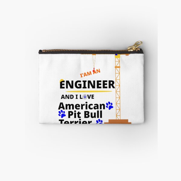 Item preview, i am a engineer and i love American Pit Bull Terrier designed and sold by Jadir.