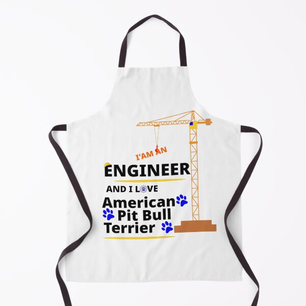 Item preview, i am a engineer and i love American Pit Bull Terrier designed and sold by Jadir.